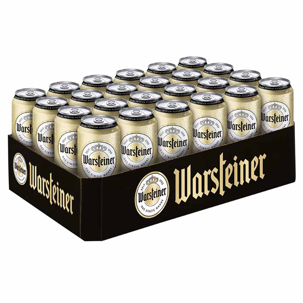 24x Warsteiner Pilsner Bier Dose 0,5L=12L, 4000856403662