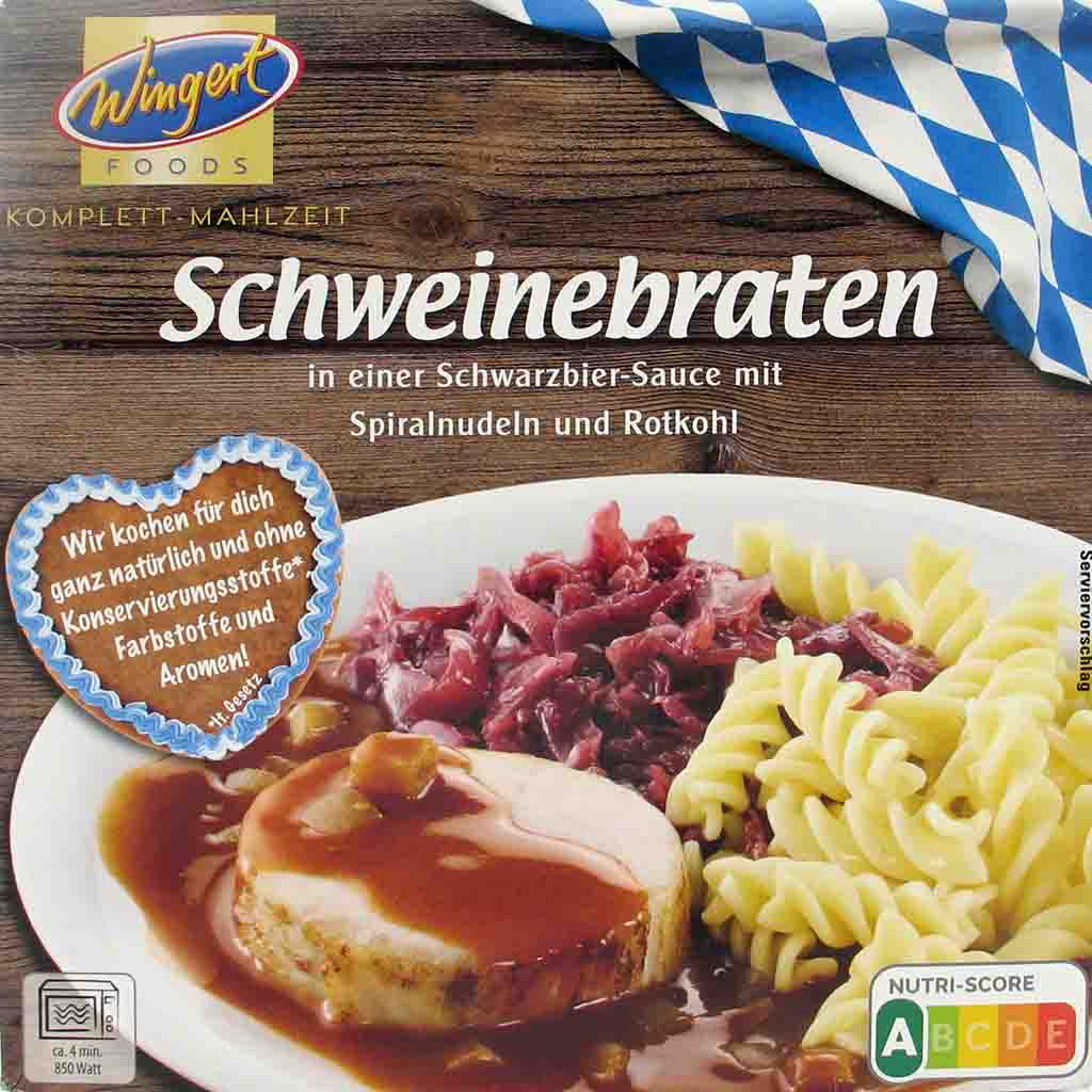 Wingert Fertiggericht Schweinebraten 480g MHD:15.9.23