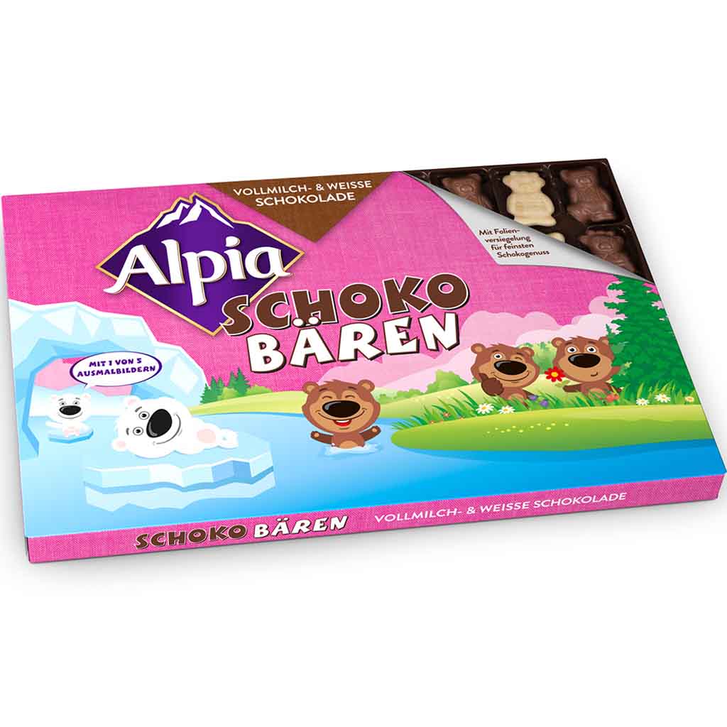 Alpia Schoko Bären 100g MHD:15.3.24