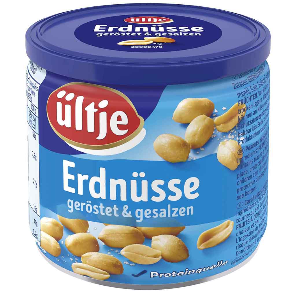 ültje Erdnüsse geröstet & gesalzen 200g MHD:20.4.23
