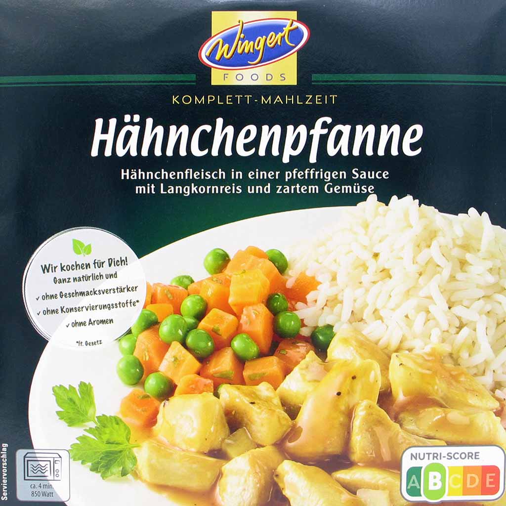 Wingert Fertiggericht Hähnchenpfanne 460g MHD:12.2.24