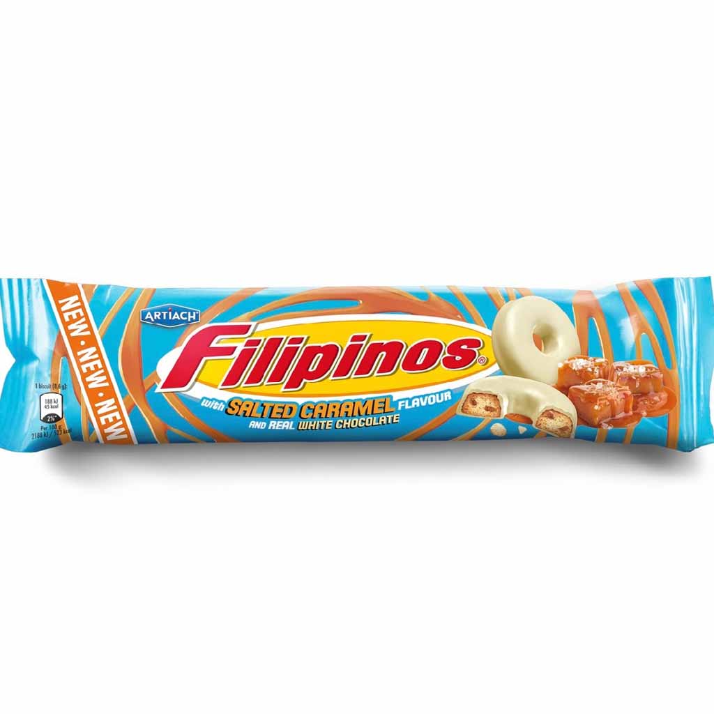 Artiach Filipinos white Chocolate & salted Caramel 128g MHD:1.7.25