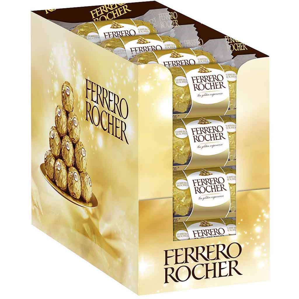 Ferrero Rocher 48x2er Riegel 1,2kg MHD:2.8.22