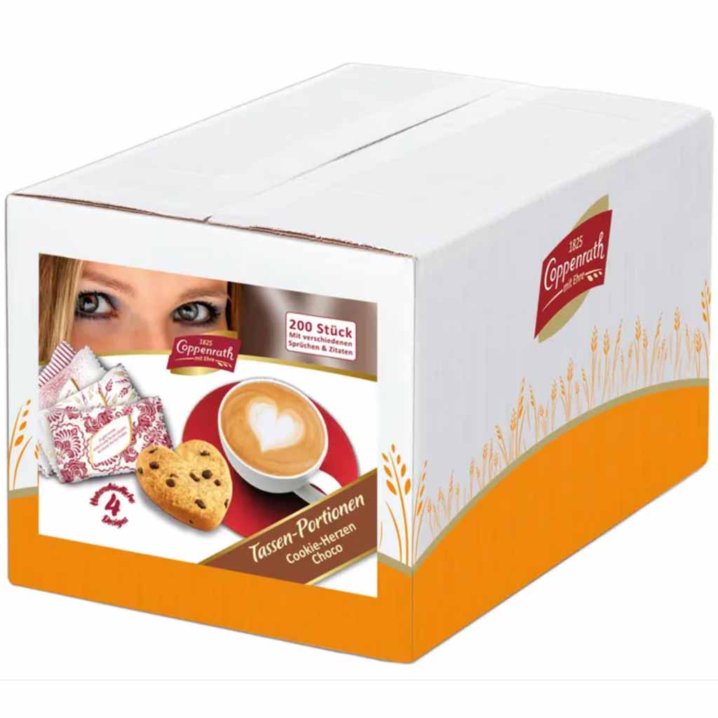 Coppenrath Cookie-Herzen Choco 200er 1000g MHD:12.3.25
