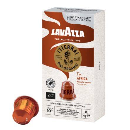 Lavazza  For Africa 10 Kaffekapseln Compatibile mit Nespresso MHD:30.4.25