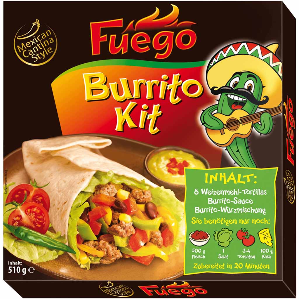 Fuego Burrito Kit 510g MHD:12.12.21