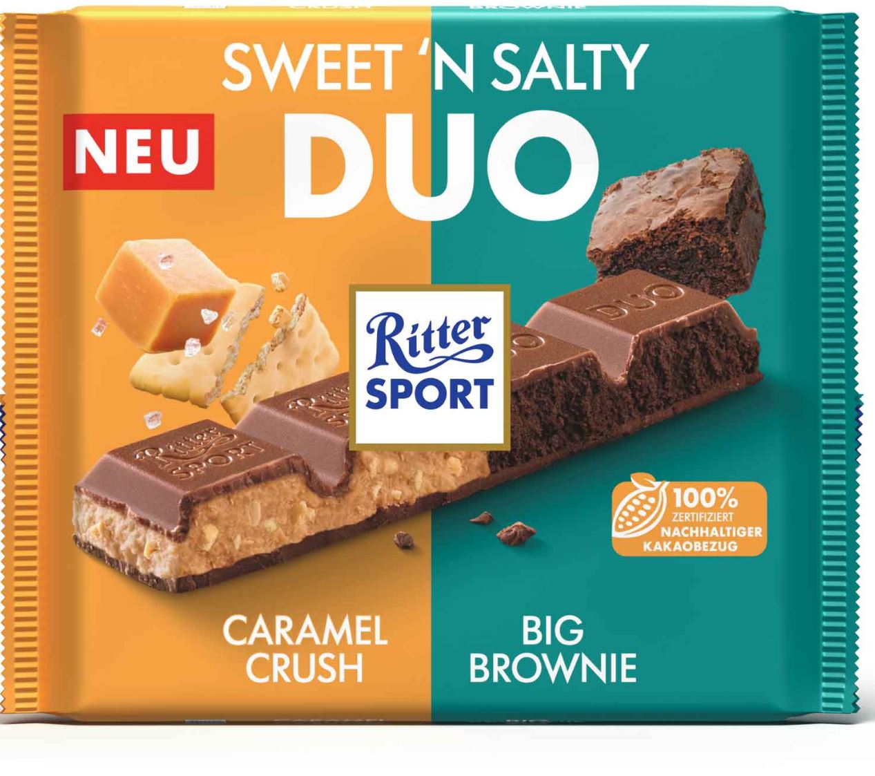 Ritter Sport Duo Sweet`n Salty 218g MHD:22.2.25
