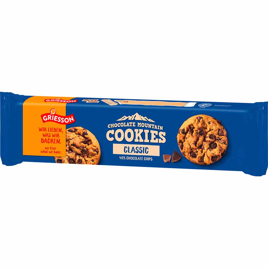 Griesson Chocolate Mountain Cookies Classic 150g MHD:1.12.24