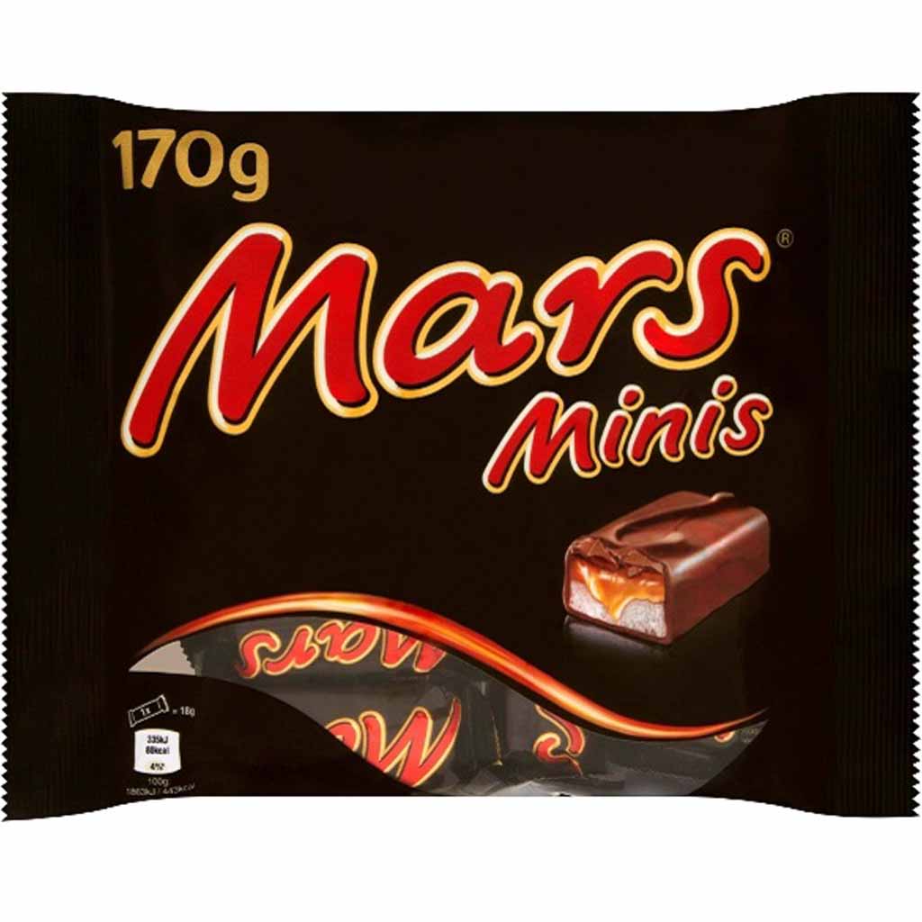 Mars Minis Schokoriegel 9er 170g MHD:10.3.24