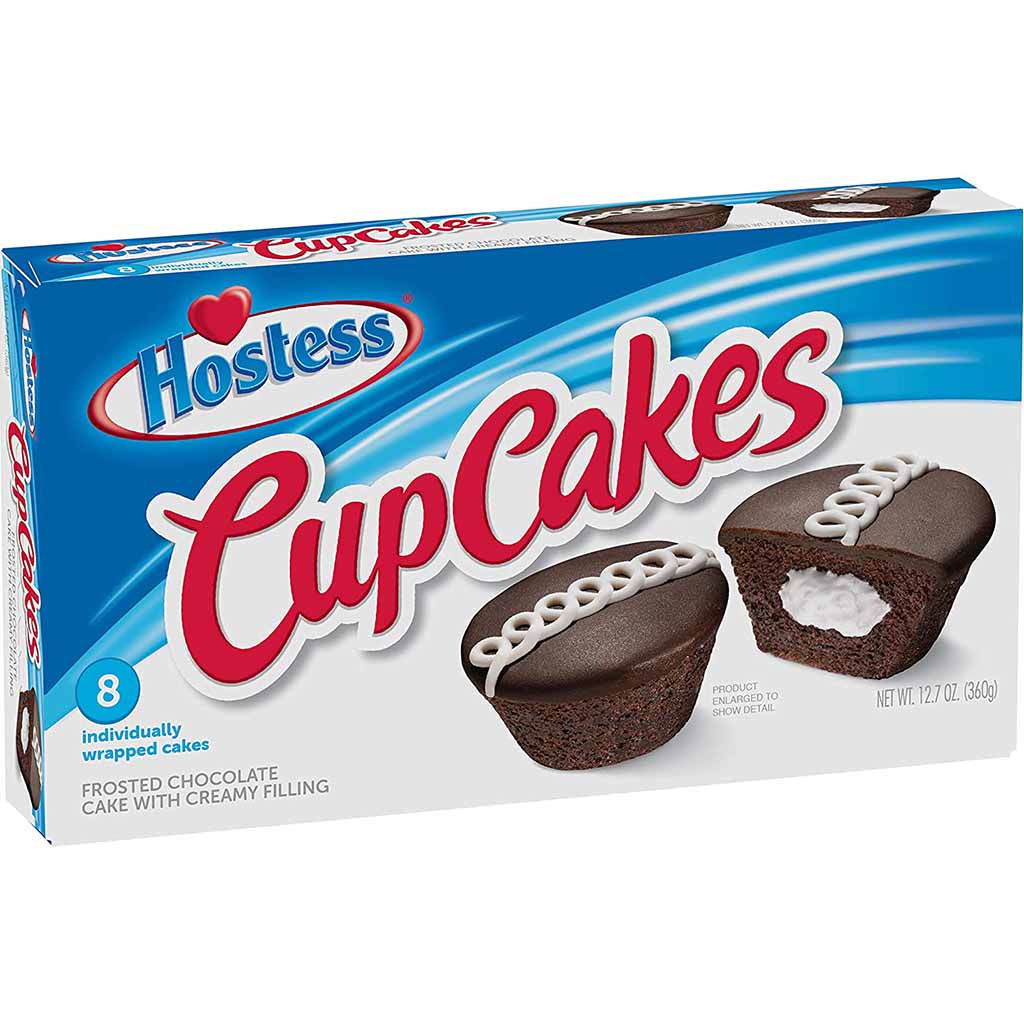 Hostess Cup Cakes Frosted Chocolate 360g MHD:30.12.23