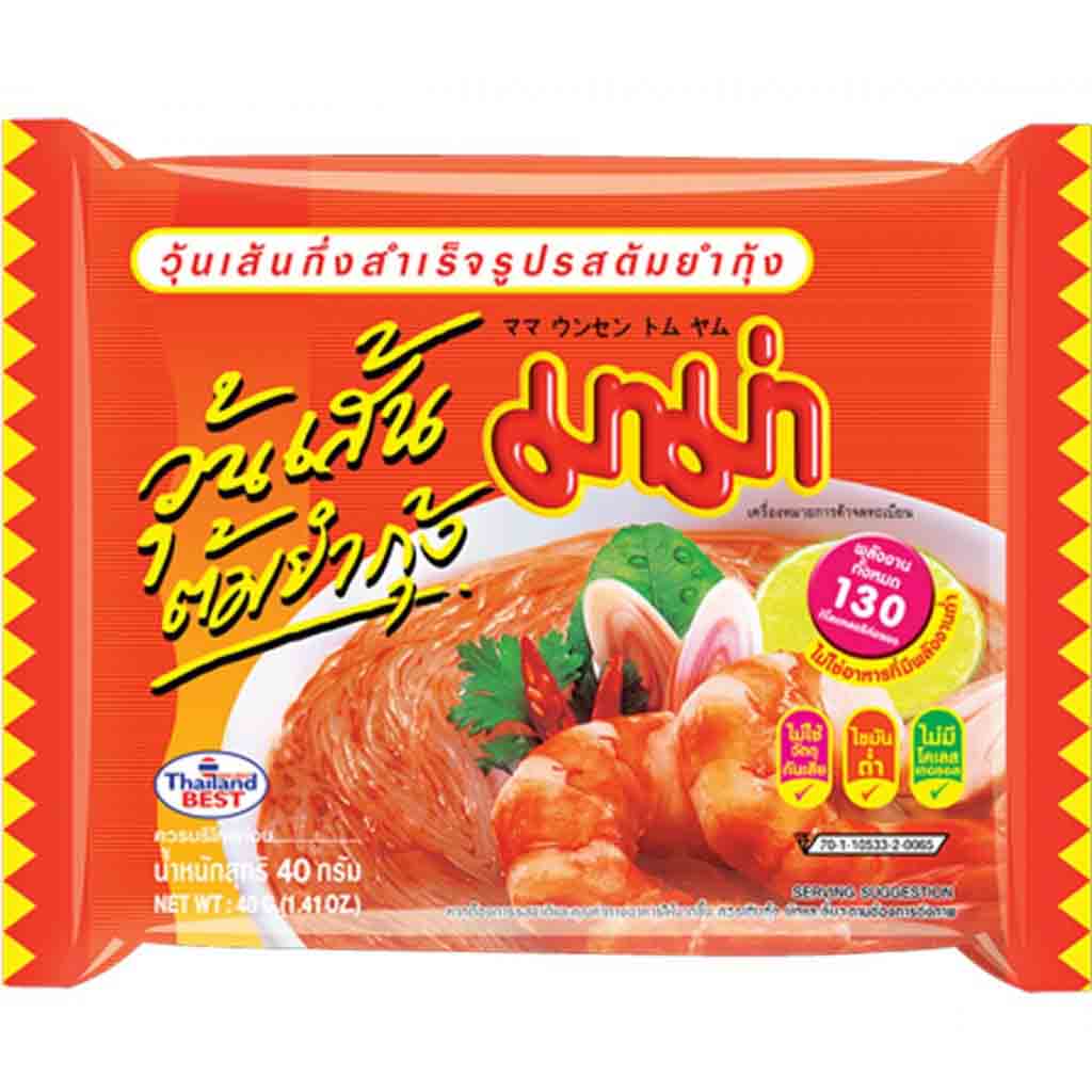 Mama Instant Glasnudelgericht mit Shrimpgeschmack 30x40g=1200g MHD:2.8.24