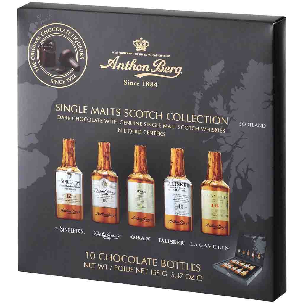 Anthon Berg Single Malts Scotch Collection 155g MHD:14.4.25