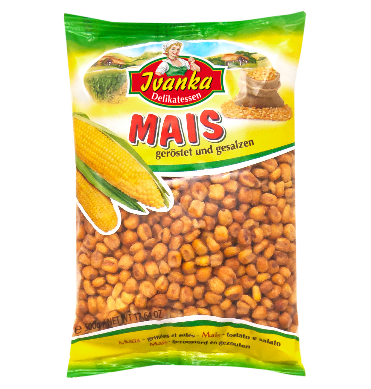 Ivanka Mais – geröstet und gesalzen 500g MHD:30.6.25