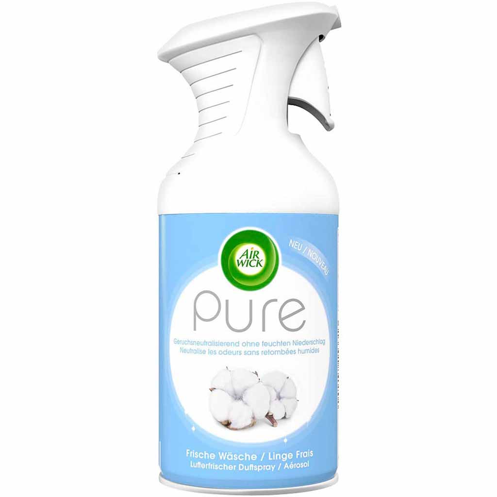 6x Air Wick Duftspray Pure frische Wäsche 250ml=1500ml
