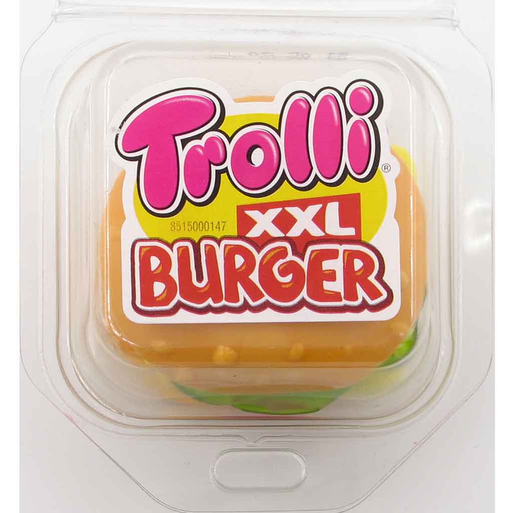 24x Trolli XXL Burger Fruchtgummi á 50g=1200g MHD:17.1.26