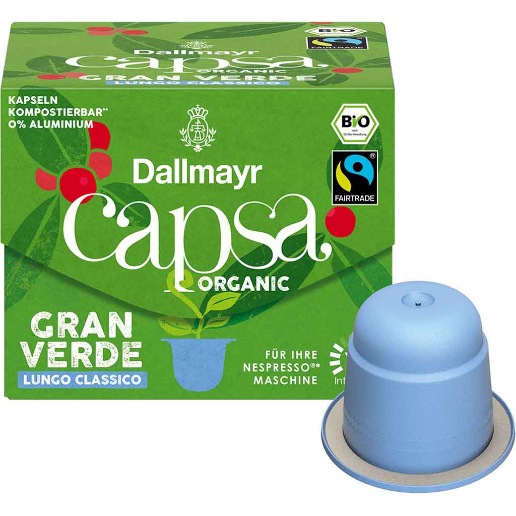 Dallmayr capsa Gran Verde Lungo classico Bio 56g MHD:30.5.24