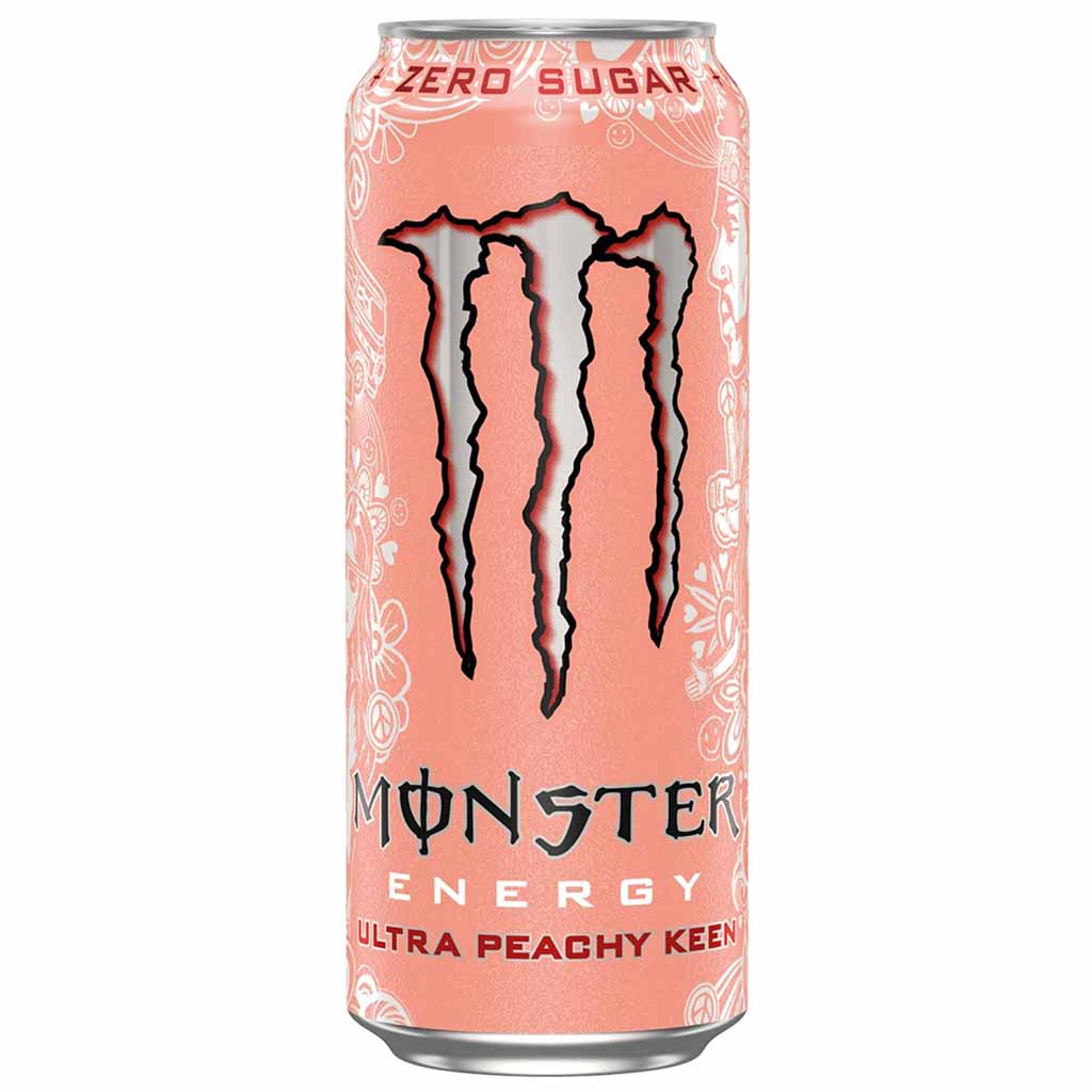 Monster Energy Ultra Peachy Keen Zero Zucker 12 x 0,5 l  6L, 5061013941815