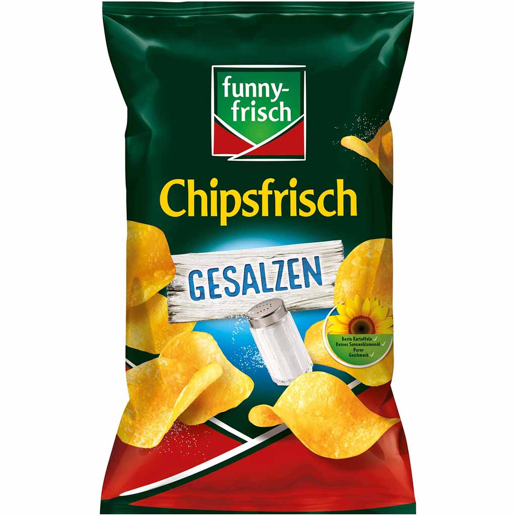 funny frisch Chipsfrisch gesalzen 175g MHD:14.11.22