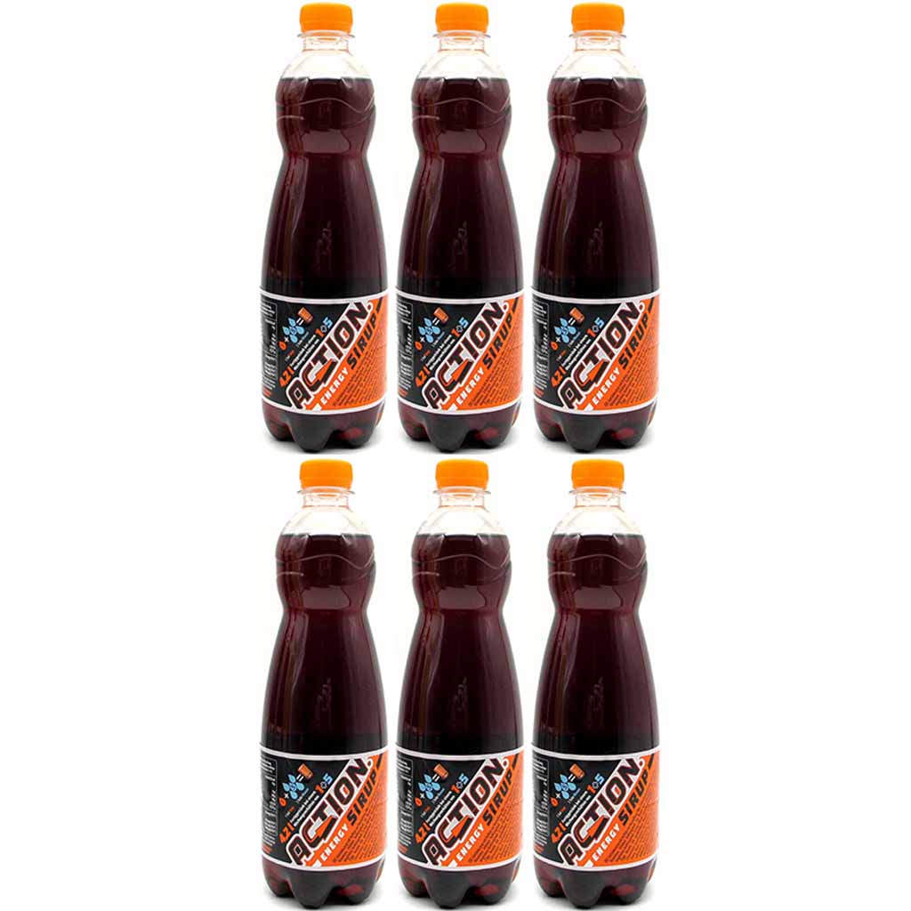 Getränkesirup Action Energy 6x700ml=4,2L MHD:30.11.24