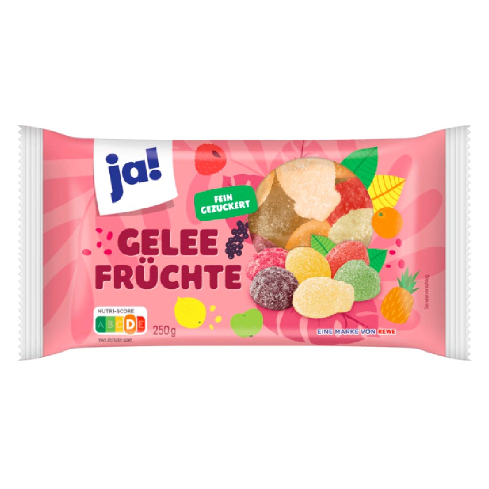 ja! Geleefrüchte 250g MHD:30.6.25