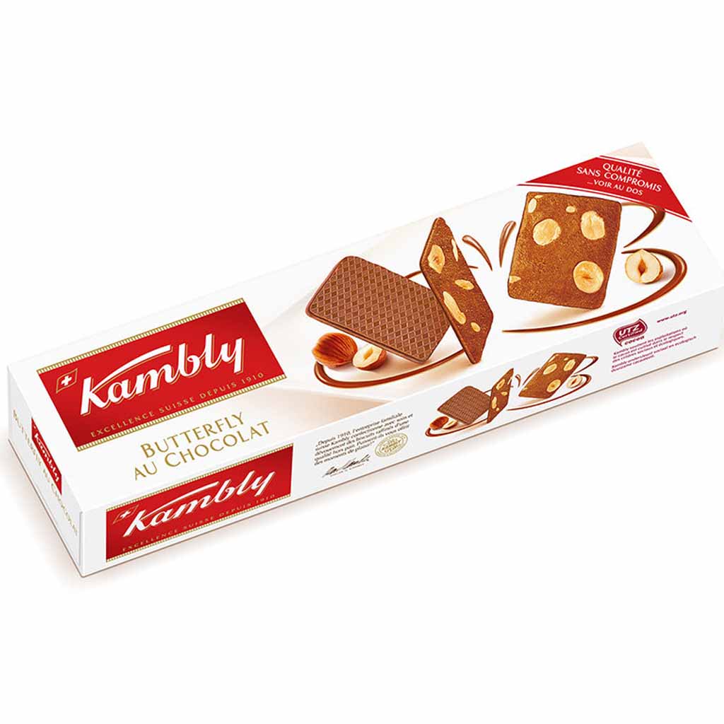 Kambly Butterfly au Chocolat 100g MHD:15.11.23