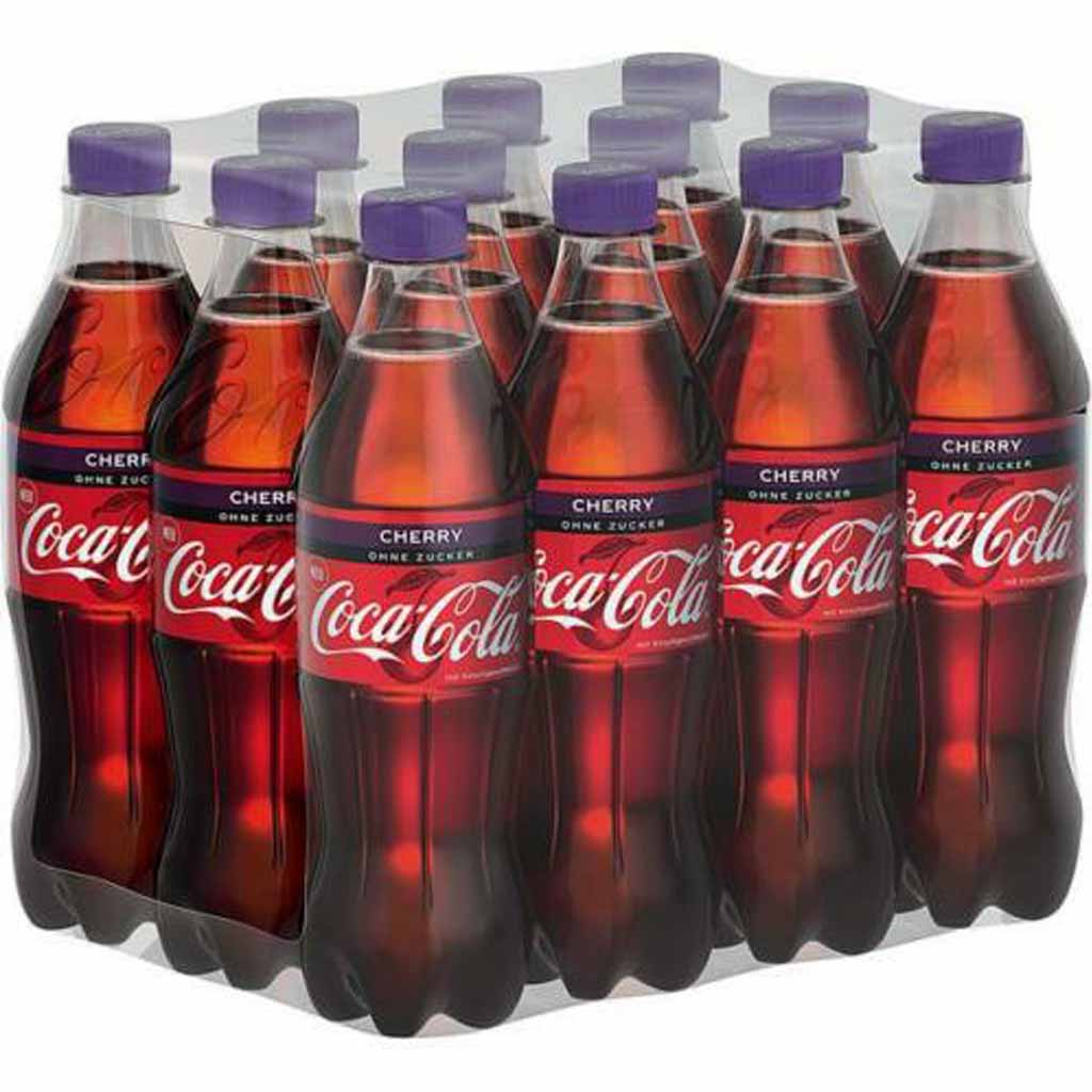 12x Coca-Cola Cherry Zero PET á 0,5L=6L MHD:31.12.24