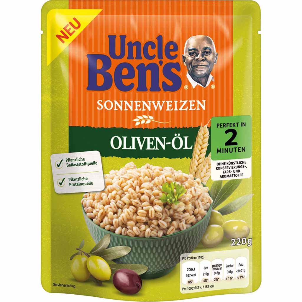 6x Bens Original Express Sonnenweizen Oliven-Öl á 220g=1320g MHD:10.5.22