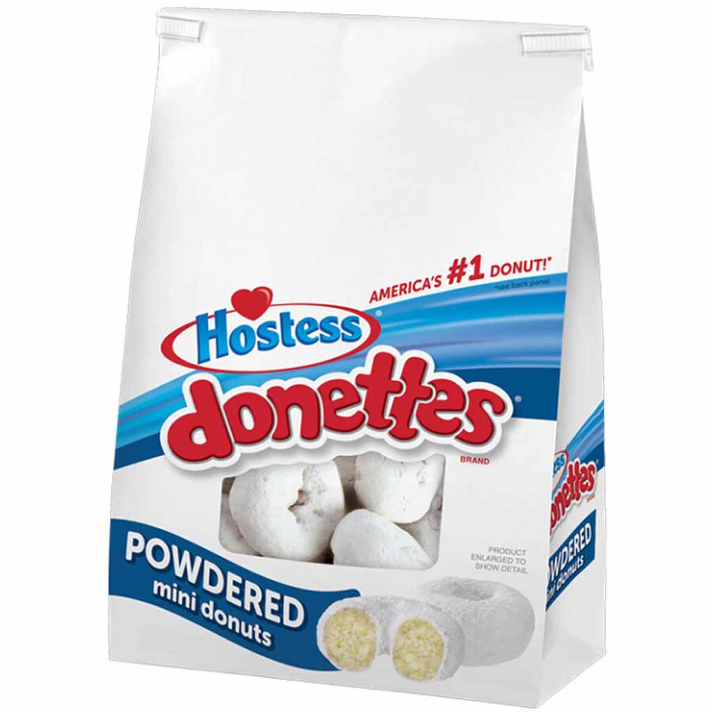 Hostess Donettes Powdered mini Donuts 284g MHD:30.3.24