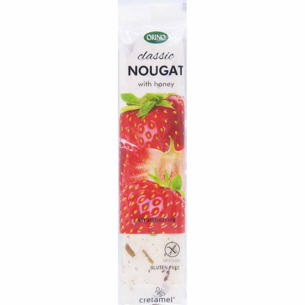 12x Cretamel Nougat Classic mit Honig & Strawberries á 70g=840g MHD:13.1.21