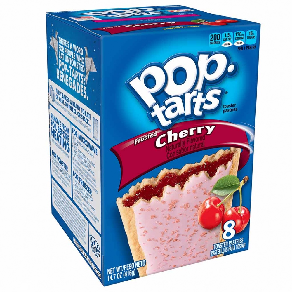Kelloggs Pop-Tarts Frosted Cherry Kekse 416g MHD:20.6.21