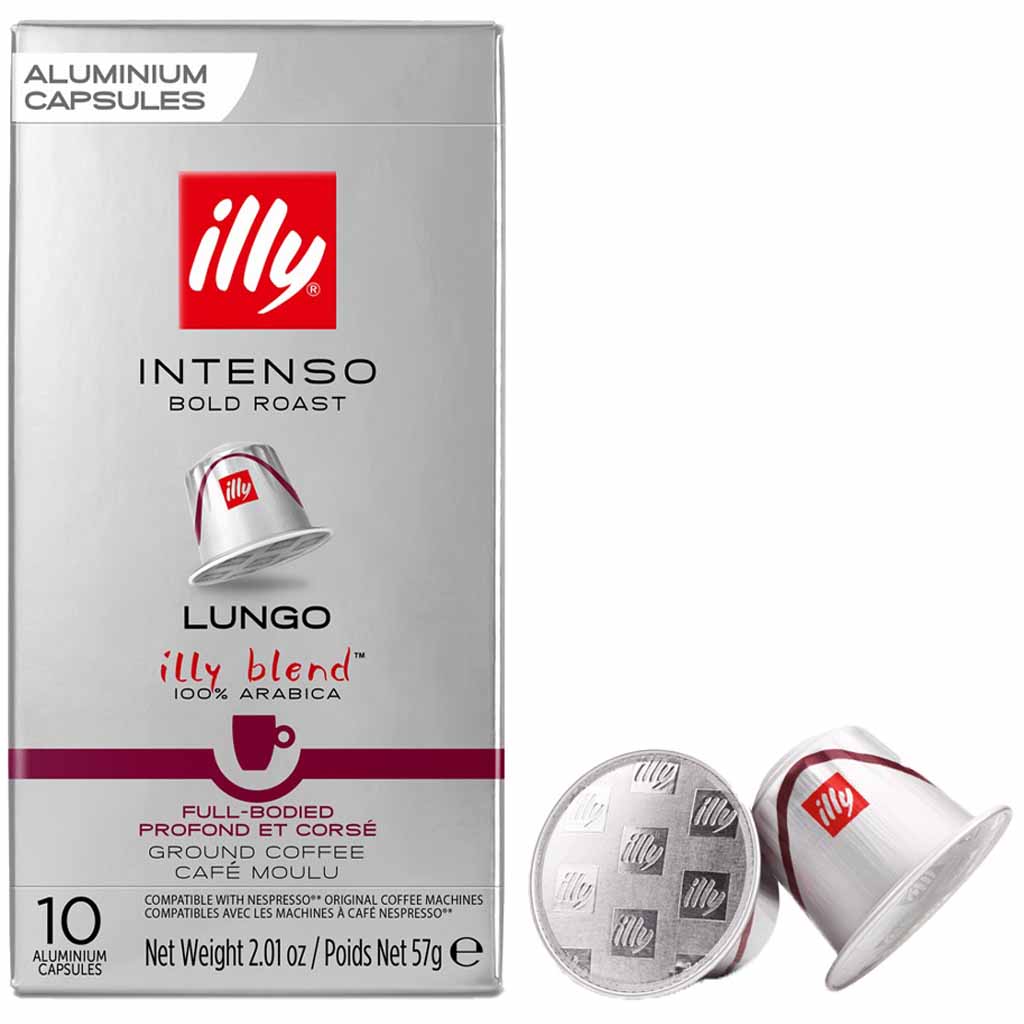 illy Kaffeekapsel Lungo Intenso Bold Roast 10er 57g MHD:29.10.24