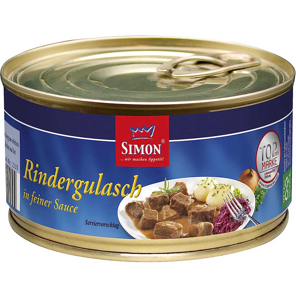Simon Delikatess Rindergulasch in Sauce 300g