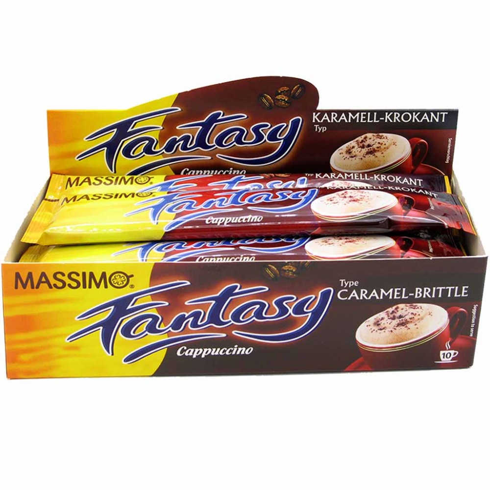 MASSIMO Cappuccino Caramel-Krokant 10er 125g MHD:30.1.26