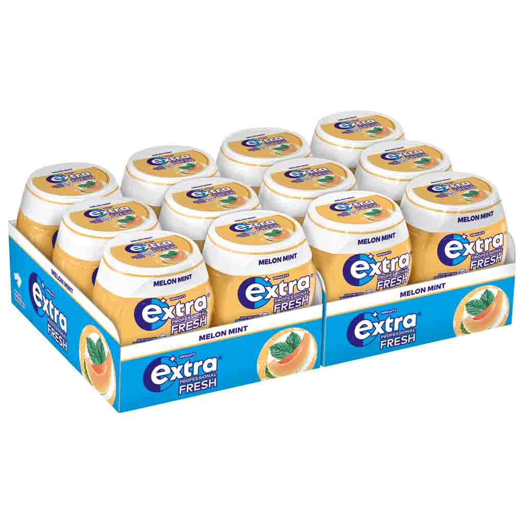 Wrigleys Extra Professional Fresh Melon Mint 12x50er Dose MHD:8.9.25