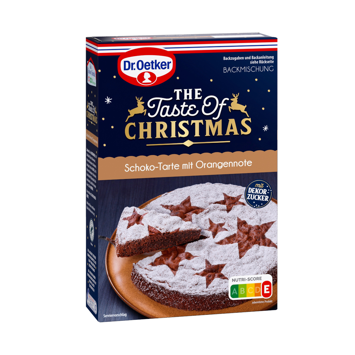 Dr. Oetker Schoko Tarte mit Orangennote Backmischung Packung 480g MHD:31.3.25