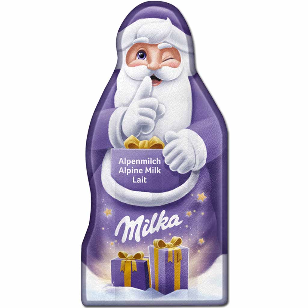 MILKA Weihnachtsmann Tafel 85g MHD:30.3.22
