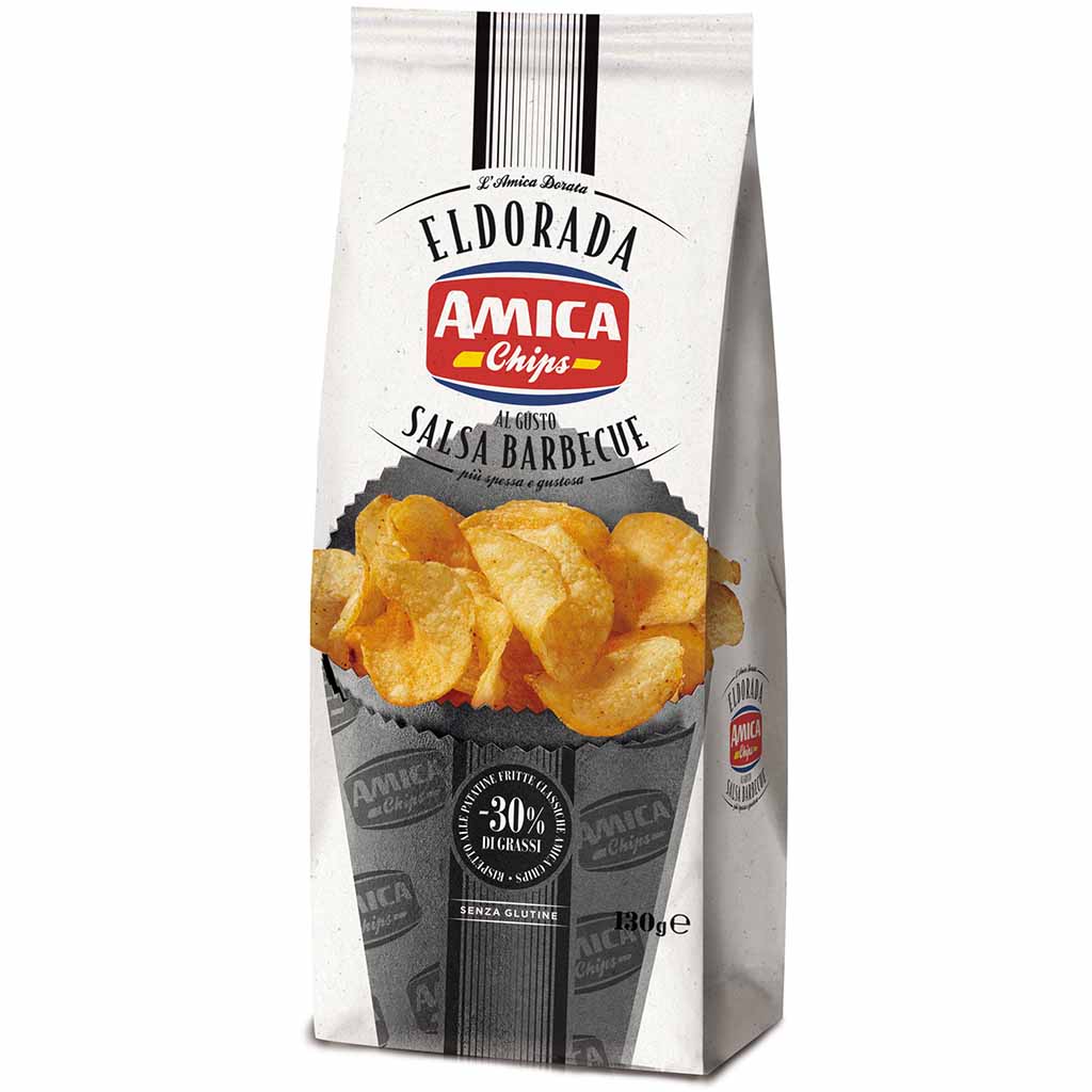 Amica Chips Eldorada Salsa Barbecue 130g MHD:17.12.24