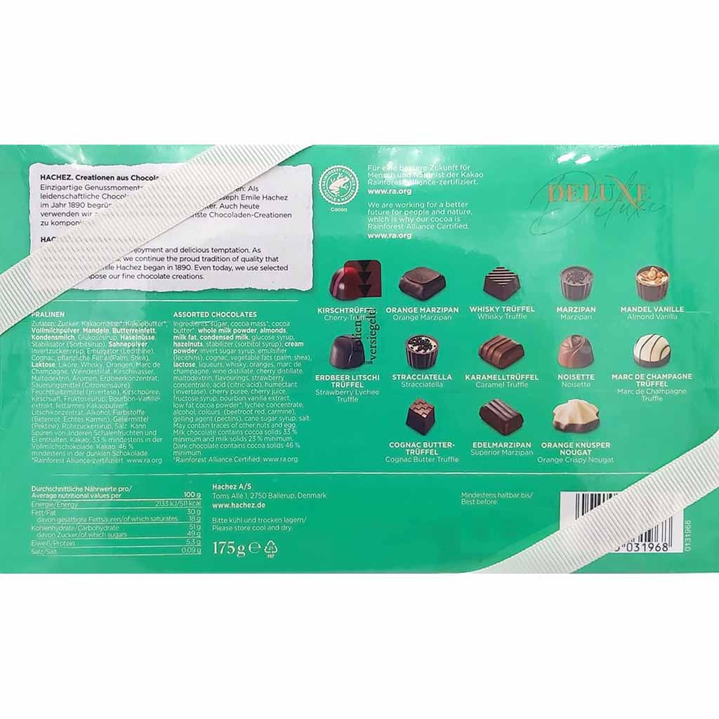 Hachez_Deluxe_175g_Confiseri-Pralines_back Hachez Präsent Pralinenmischung 175g GTIN 4008155031968
