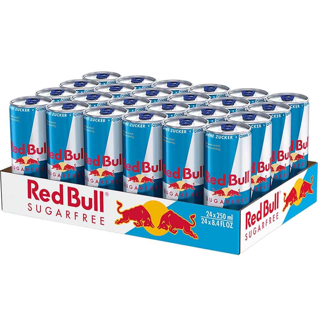24x Red Bull Sugarfree Energy Drink DOSE á 250ml=6L MHD:10.5.25