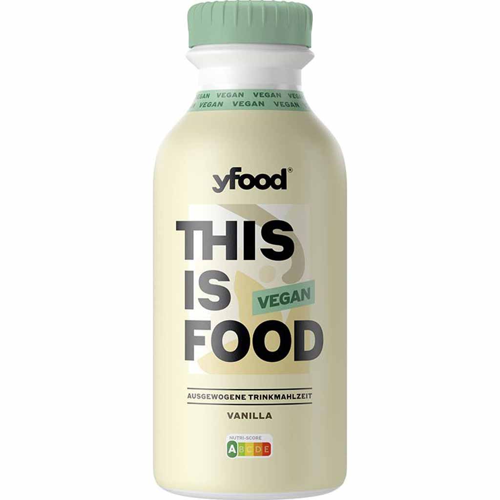yFood Trinkmahlzeit Vegan Vanilla 6x500ml=3L MHD:26.6.23