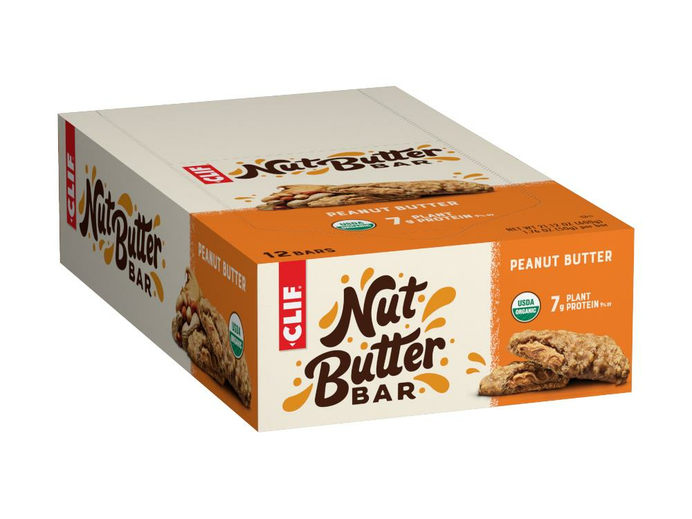 12 x Clif Nut Butter Bar Erdnussbutter 50g = 600g MHD:8.5.25