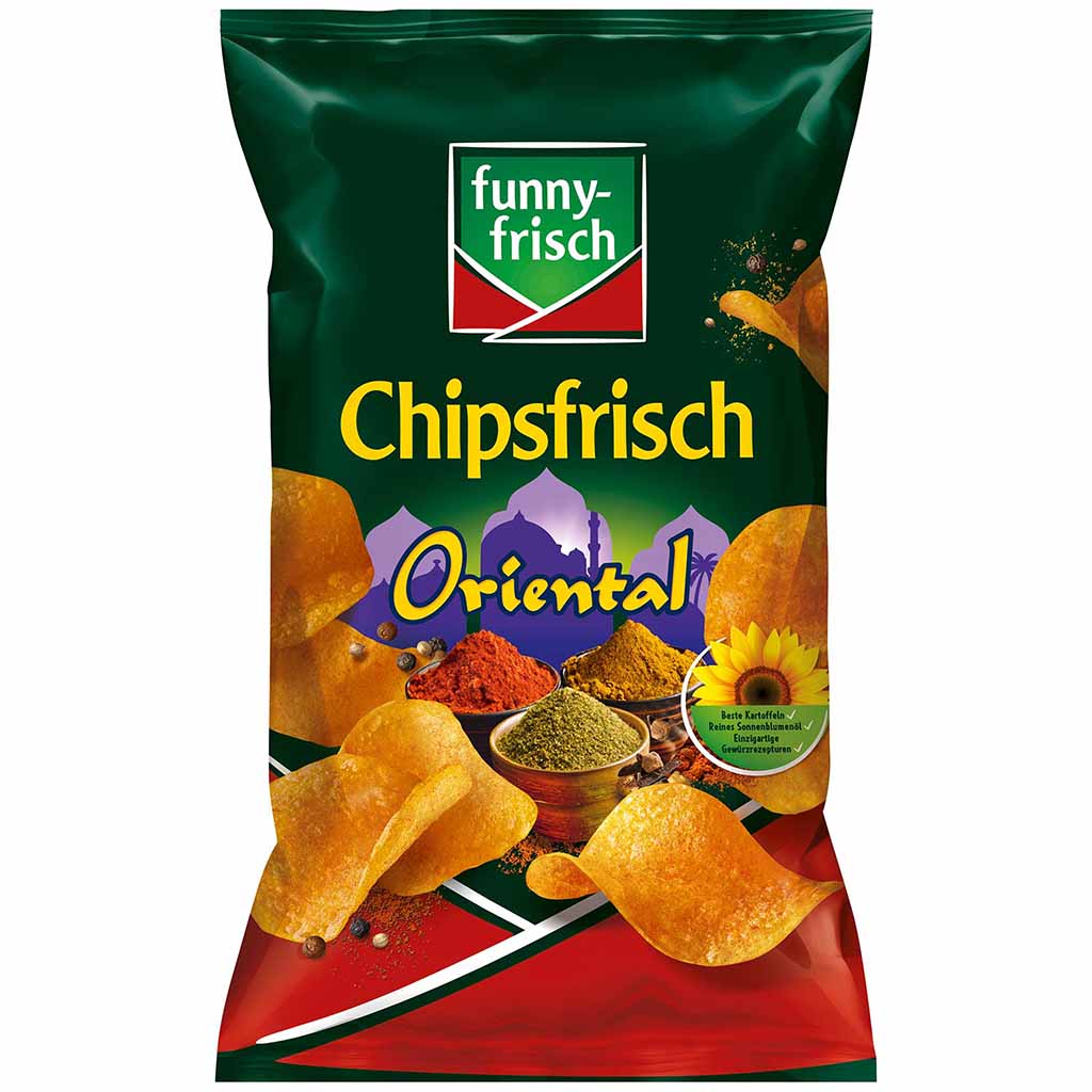 funny frisch Chipsfrisch Oriental 175g MHD:5.12.22
