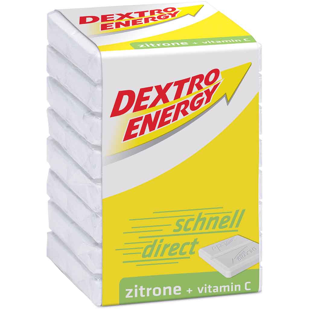 Dextro Energy Würfel Zitrone + Vitamin C  18x46g  828g