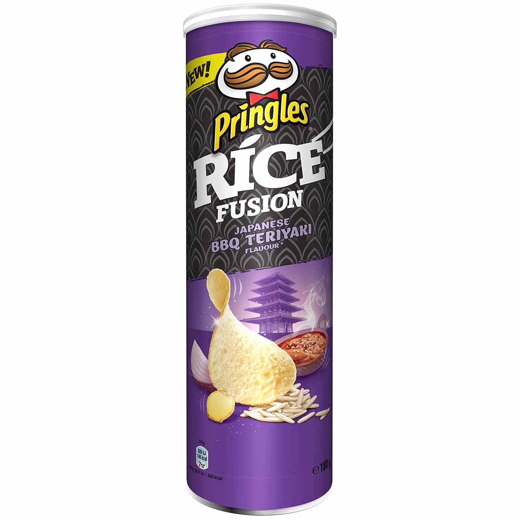 Pringles Rice Fusion Japanese BBQ Teriyaki 180g MHD:20.2.22