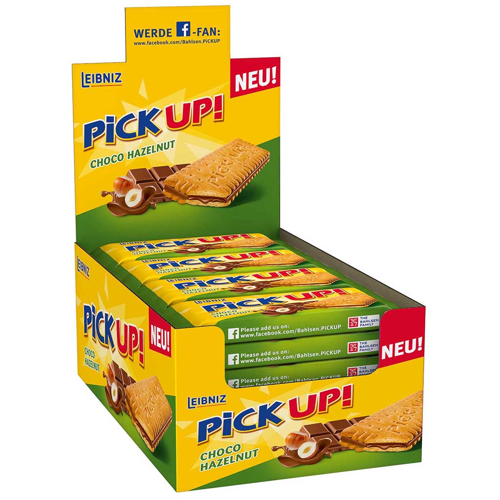 Leibniz PiCK UP! Choco & Hazelnut 24x28g 672g Display