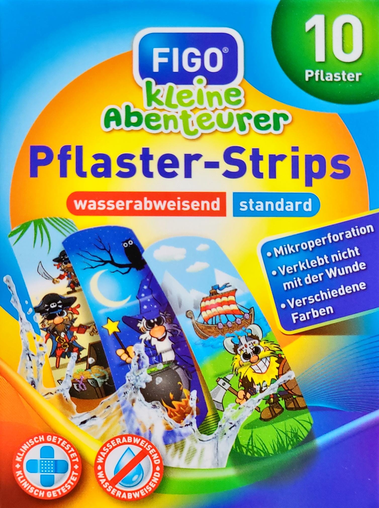 10er Kinderpflaster "kleine Abenteurer" MHD:30.3.26