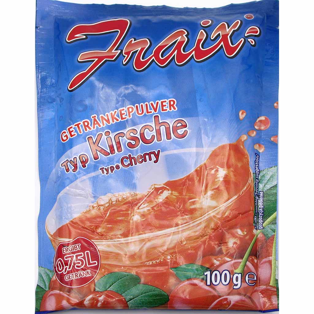 2,5kg Fraix Instant Getränkepulver Kirsche (25x100g) MHD:30.7.25