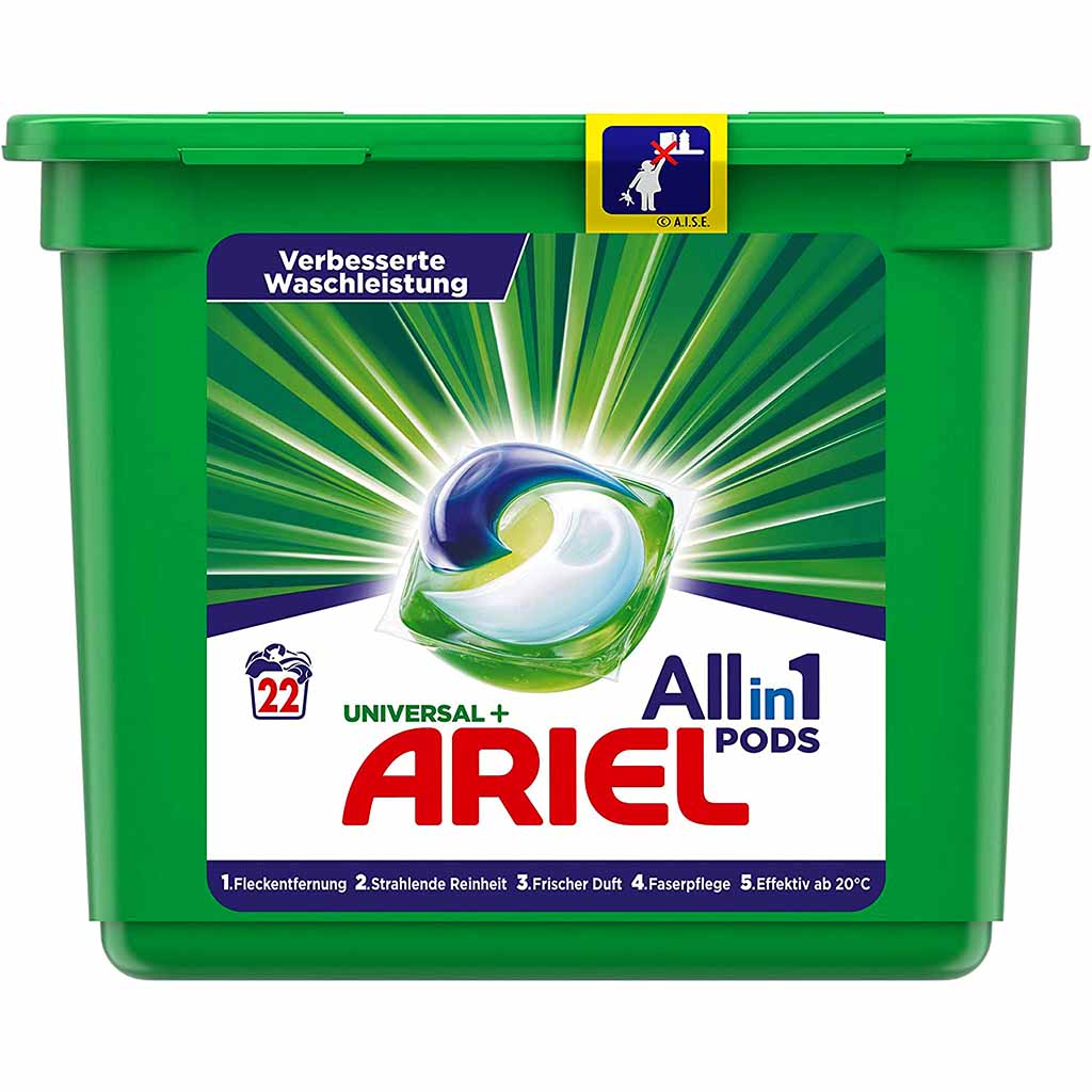 Ariel All-in-1 Pods Universal+ 22WL 600,6g
