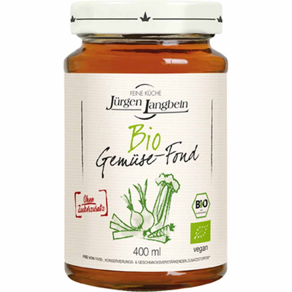 Jürgen Langbein Bio Gemüse Fond 400ml MHD:29.8.26