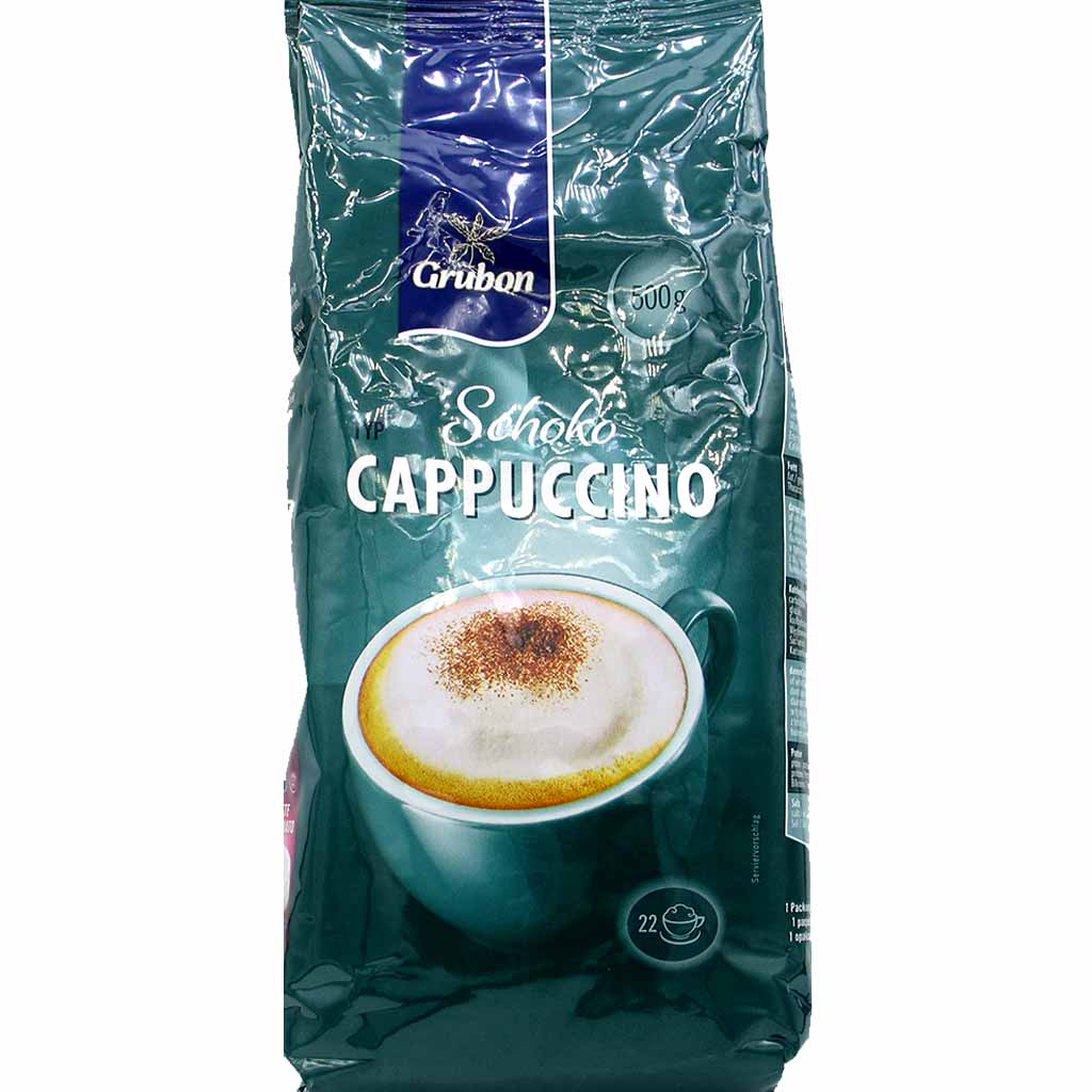 Grubon Cappuccino Schoko 500g MHD:8.3.23
